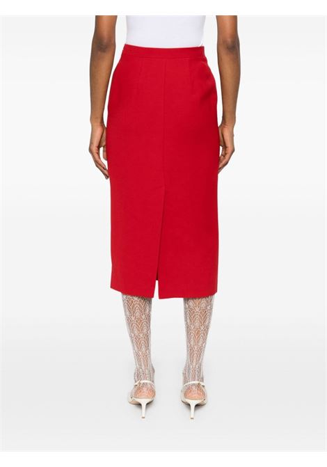 Gonna midi a matita in rosso Alessandra Rich - donna ALESSANDRA RICH | FABX3850F43721993